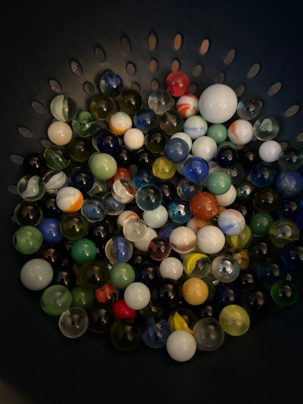 Mixed Glass Marbles Assortment - Multicolor